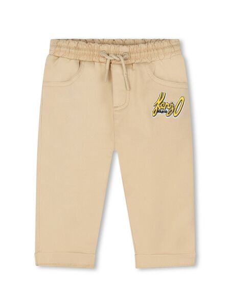  Kenzo Kids Logo-appliqué Track Pants - Neutrals 