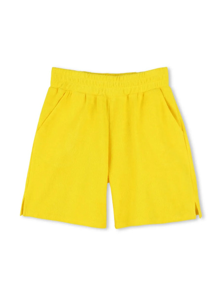  Kenzo Kids Logo-embroidered Track Shorts - Yellow 