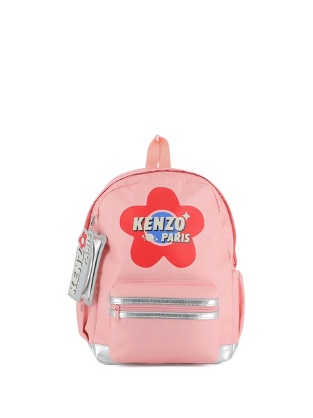 Kenzo Kids Logo-print Backpack - Pink 