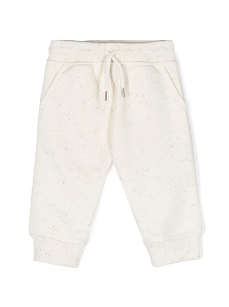  Kenzo Kids Logo-print Cotton Track Pants - Neutrals 