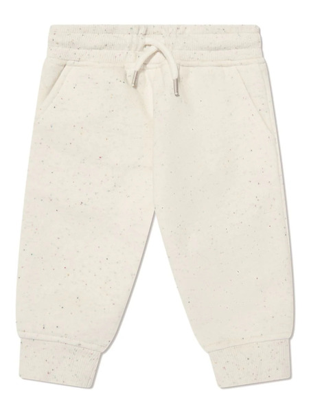  Kenzo Kids Logo-print Mélange Track Shorts - Neutrals 
