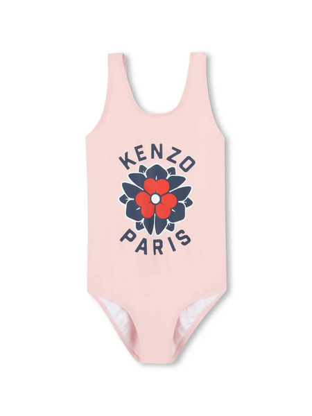  Kenzo Kids Logo-print Swimsuit - Pink 