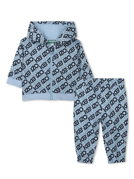  Kenzo Kids Logo-print Tracksuit Set - Blue 