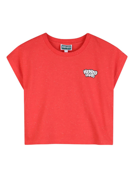  Kenzo Kids Logo Sleeveless Top - Red 