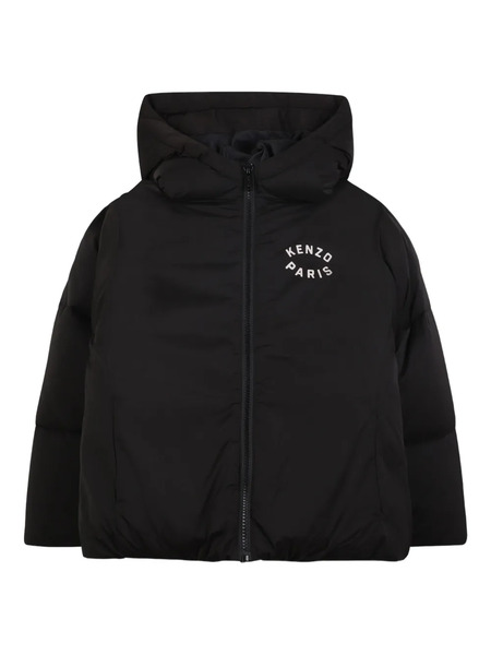  Kenzo Kids Padded Hooded Jacket - Black 