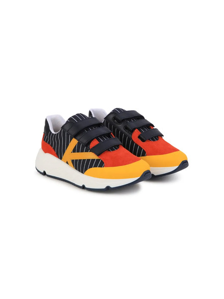  Kenzo Kids Panelled Low-top Sneakers - Blue 