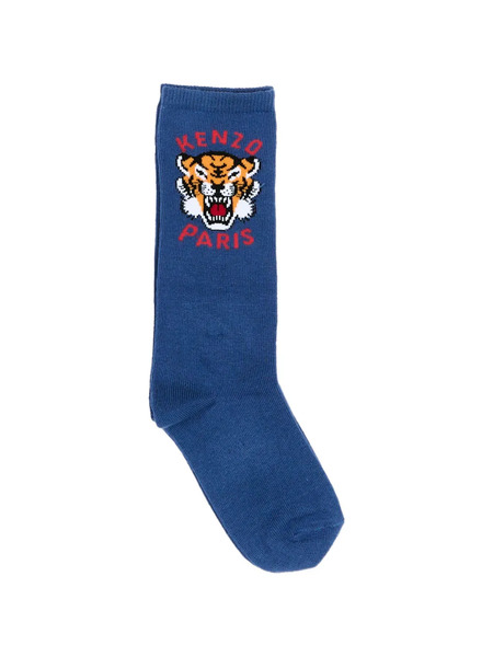  Kenzo Kids Tiger Graphic Socks - Blue 