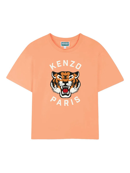  Kenzo Kids Tiger Graphic T-shirt - Orange 