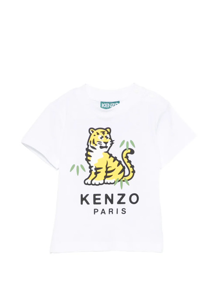  Kenzo Kids Tiger Graphic T-shirt - White 
