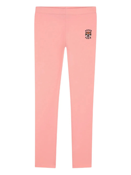  Kenzo Kids Tiger Head Leggings - Pink 