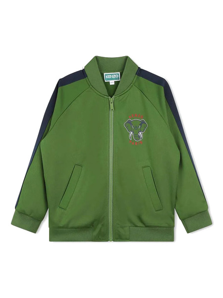  Kenzo Kids Zip-up Cardigan - Green 