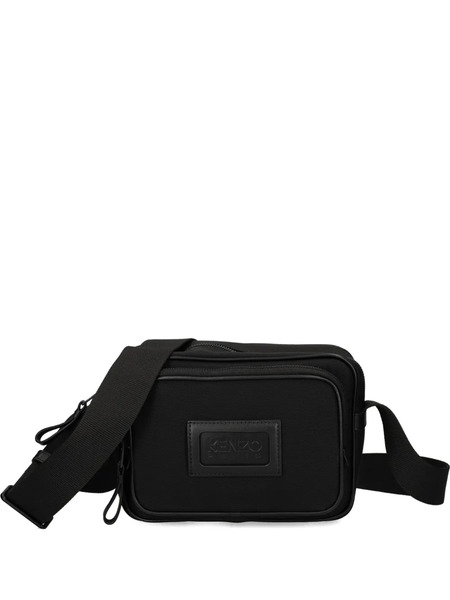  Kenzo Kommuter Zip Shoulder Bag - Black 