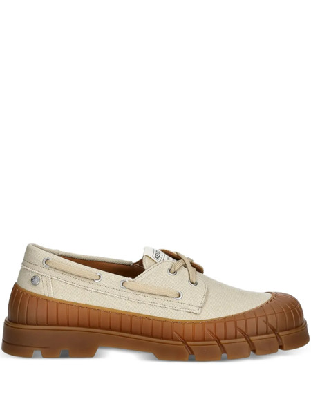  Kenzo Lace-up Chunky Loafers - Neutrals 