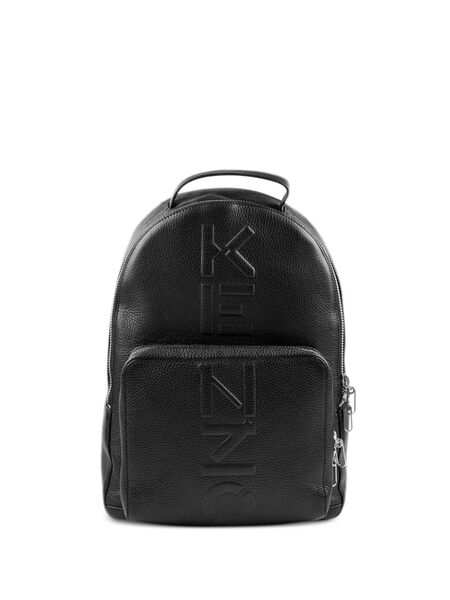  Kenzo Logo-embossed Backpack - Black 