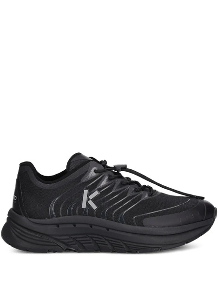  Kenzo Logo Lace-up Sneakers - Black 