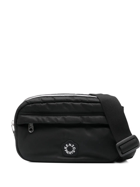  Kenzo Logo Strap Shoulder Bag - Black 