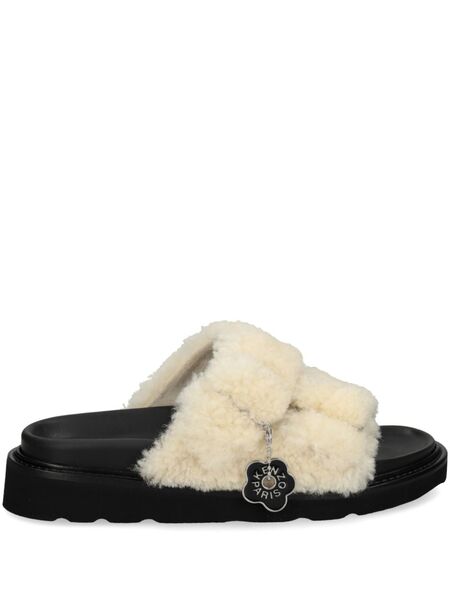  Kenzo Matto Slides - White 