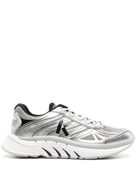  Kenzo Pace Metallic Mesh Sneakers - Grey 