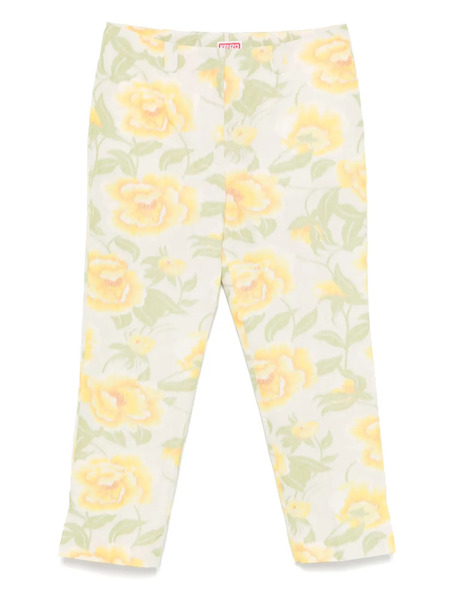  Kenzo Peonies Trousers - Yellow 