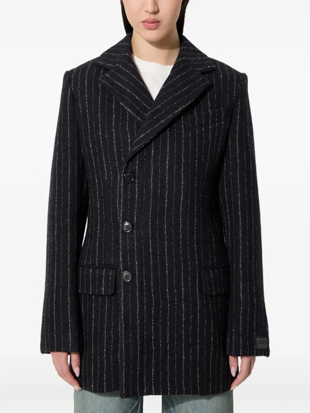  Kenzo Pinstripe Blazer - Black 