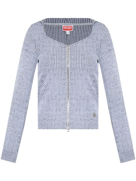  Kenzo Ribbed Top - Grey 
