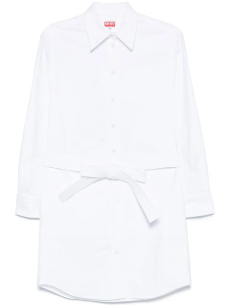  Kenzo Shirt Mini Dress - White 
