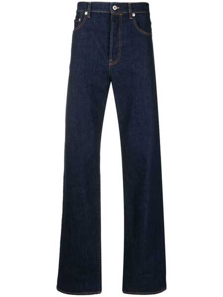  Kenzo Straight-leg Cut Jeans - Blue 