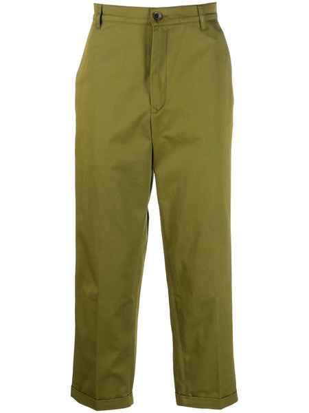  Kenzo Straight-leg Tailored Trousers - Green 