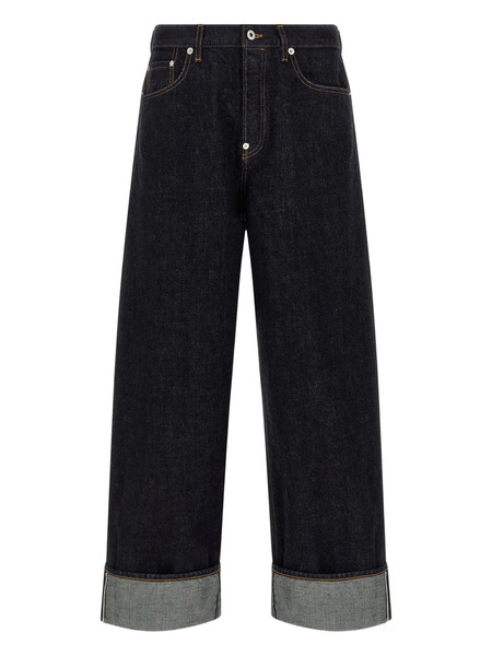  Kenzo Turn-up Jeans - Dark Blue 