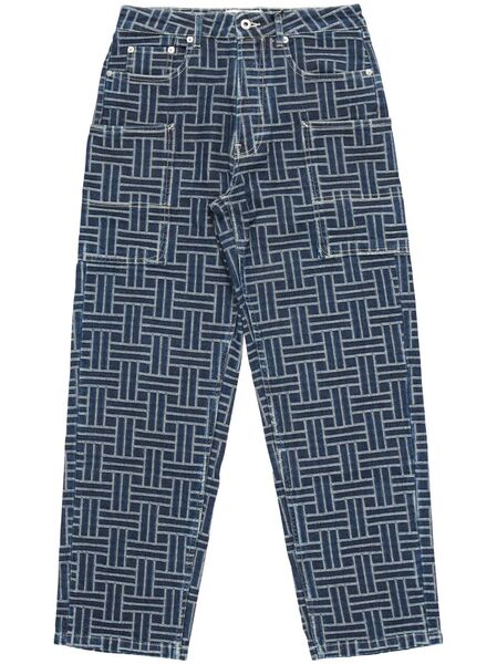  Kenzo Weave Cargo Jeans - Blue 