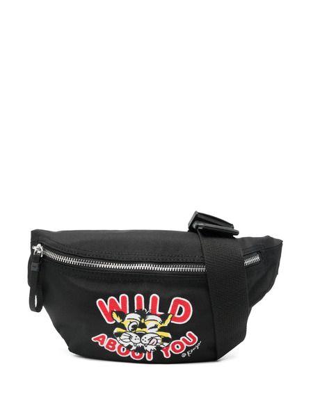  Kenzo Wild Tiger Belt Bag - Black 