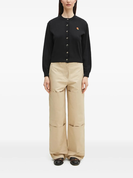  Kenzo Wool Cardigan - Black 