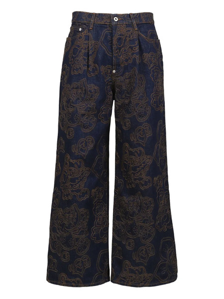  Kenzo X Verdy Embroidered Jeans - Blue 