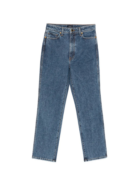  Khaite Abigail Straight-leg Jeans - Blue 