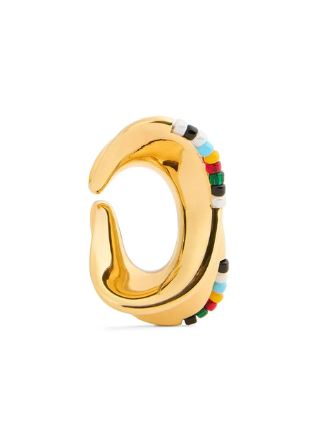  Khaite Beaded Shadow Ear Cuff - Gold 