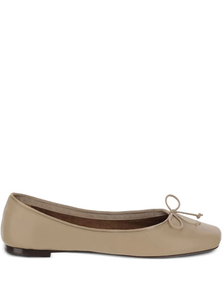  Khaite Bow-detail Ballet Flats - Neutrals 