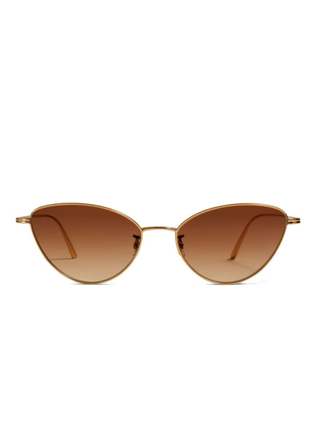  Khaite Cat-eye Sunglasses - Gold 