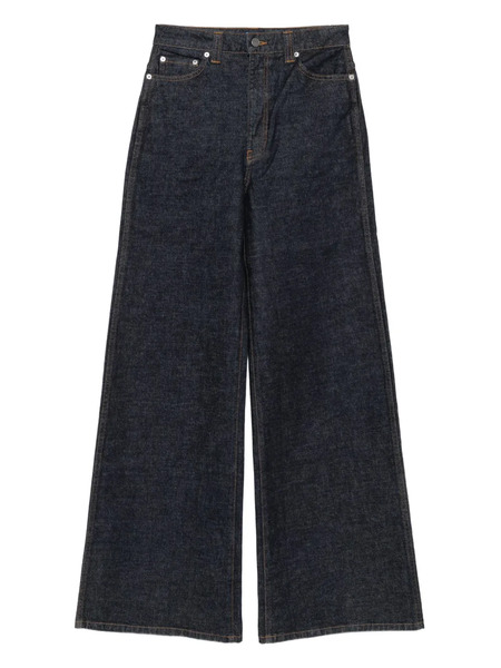  Khaite Dane Wide-leg Jeans - Blue 
