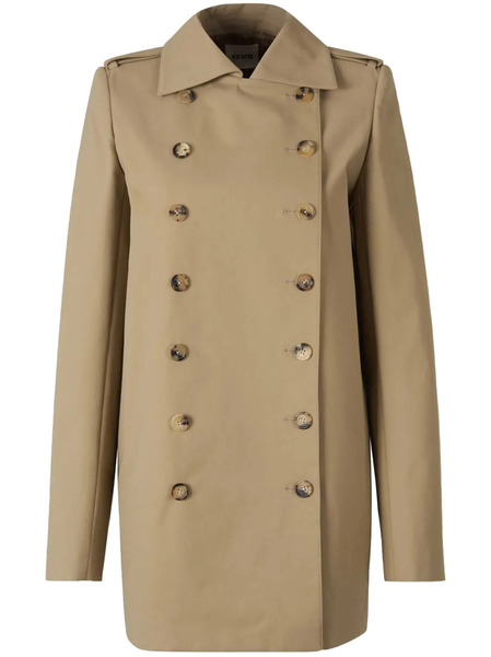 Khaite Double-breasted Trench Coat - Neutrals 