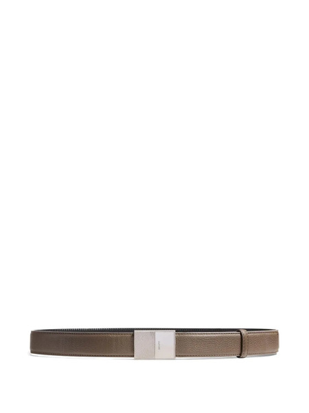  Khaite Elio Leather Belt - Brown 
