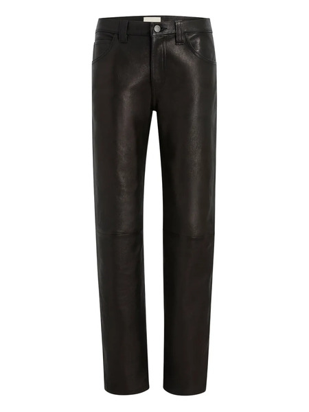  Khaite Emmet Leather Trousers - Black 