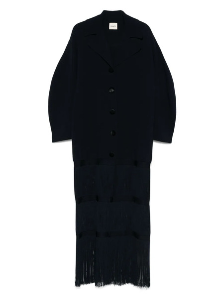 Khaite Fringed Coat - Blue 