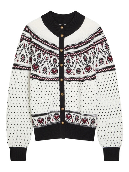  Khaite Intarsia-knit Cardigan - White 