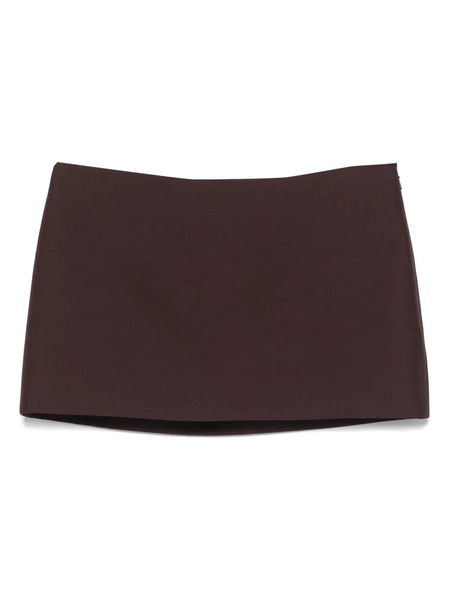  Khaite Jett Mini Skirt - Purple 