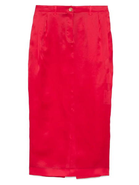  Khaite Lucian Maxi Skirt - Red 