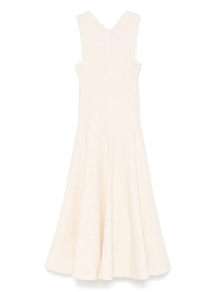  Khaite Mellie Maxi Dress - Neutrals 