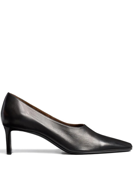  Khaite 50mm Cecilia Square-pointed Toe Pumps - Black 