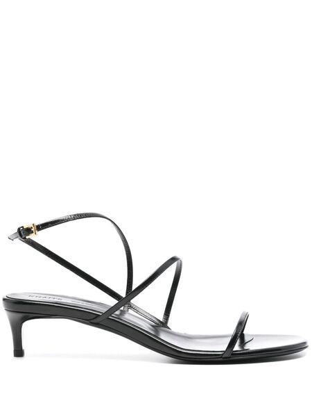  Khaite 35mm Loop Sandals - Black 