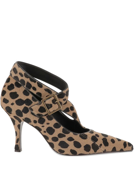  Khaite 85mm Sloan Printed Pumps - Neutrals 