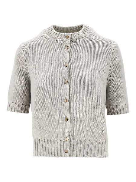  Khaite Nora Cashmere Cardigan - Grey 